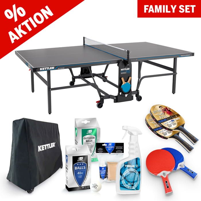 Table de ping-pong familiale Set Outdoor Ready to play