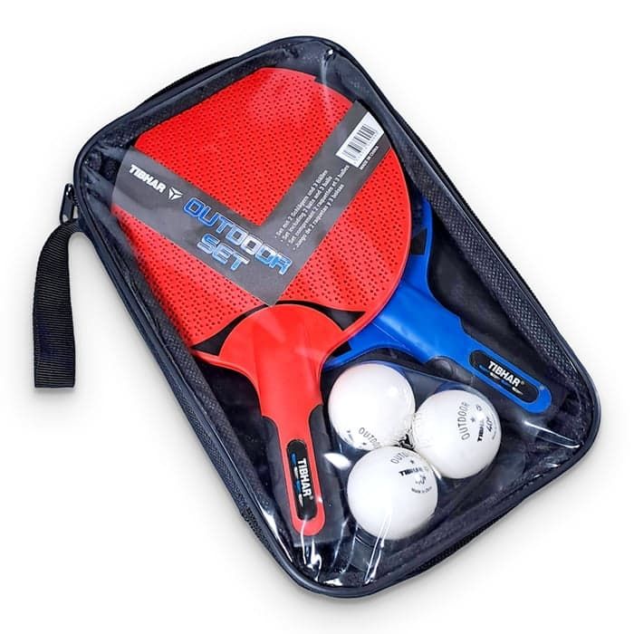 Set Ping-pong Baozun - 2 Raquettes, 3 Balles, Filet Et Sac - Parfait Débutants Et Famille