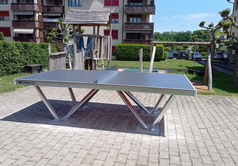 Table de ping-pong extérieure chez un client privé à Amriswil