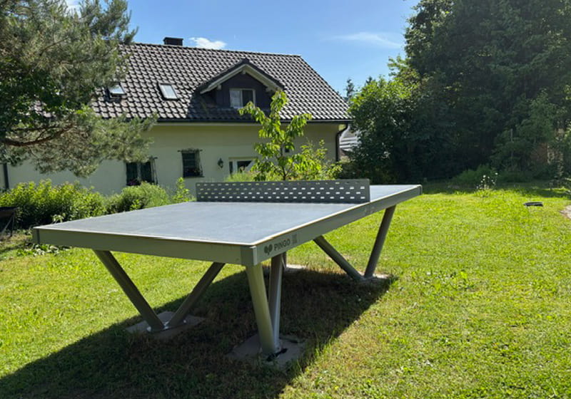 Table de ping-pong extérieure chez un client privé à Neerach
