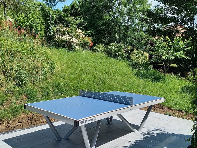 Table de ping-pong sur terrasse privée à 8342 Wernetshausen